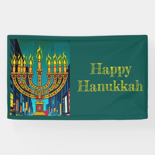 City Menorah Banner (Horizontal)