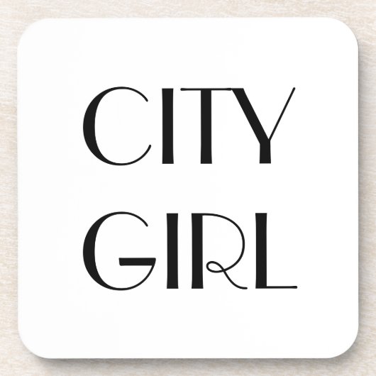 CITY MIRL Zitat Untersetzer (Vorderseite)