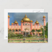 City Moschee, Kuching, Sarawak, Malaysia Postkarte (Vorne/Hinten)