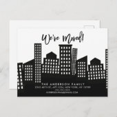 City New Apartment Moskation Ankündigung Postkarte (Vorne/Hinten)