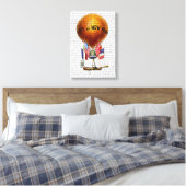 City New York Hot Air Ballon Leinwanddruck (Insitu (Schlafzimmer))