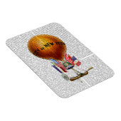City New York Hot Air Ballon Magnet (Rechte Seite)