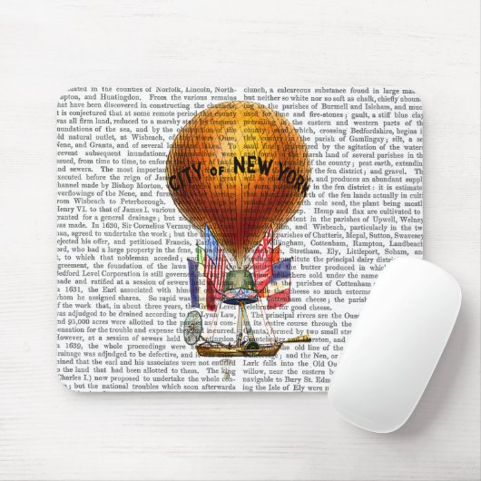 City New York Hot Air Ballon Mousepad (Mit Mouse)