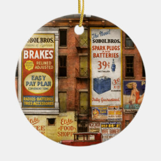 City - New York NY - Elite Lunch Bar 1938 Keramik Ornament