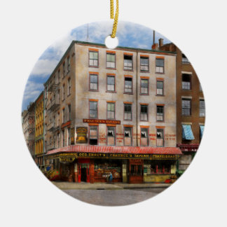 City - New York NY - Fraunce's Tavern 1890 Keramik Ornament