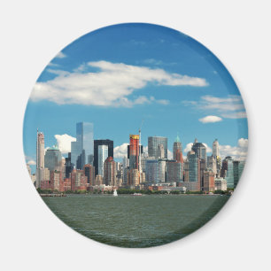 City - New York NY - The New York Skyline Magnet
