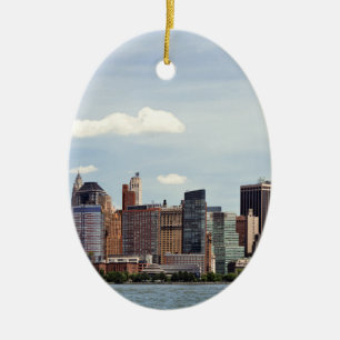 City - New York - The New York Skyline from 2019 Keramik Ornament