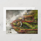 City - Niagara Falls NY - Höhle der Windtour Postkarte (Vorne/Hinten)