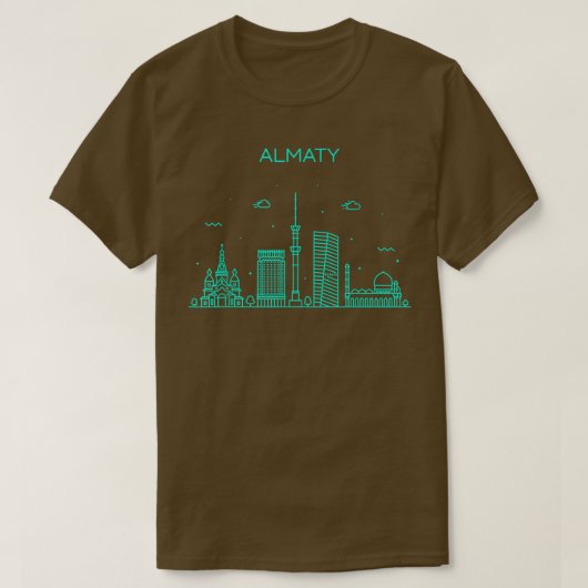 City Night Almaty T-Shirt (Design vorne)
