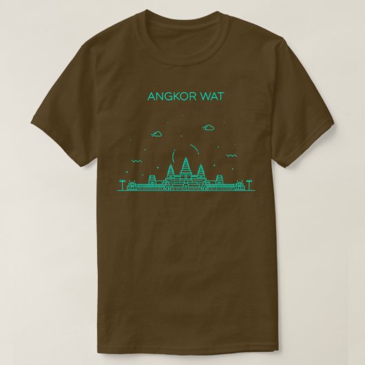 City Night Angkor Wat T-Shirt (Design vorne)