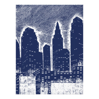 City Night Lights City Skyline Fotodruck