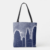 City Night Lights City Skyline Tasche (Rückseite)
