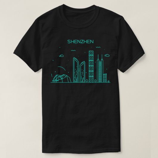 City Night Shenzhen T-Shirt (Design vorne)