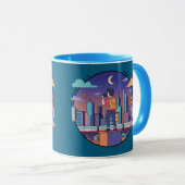 City Night Traveler Tasse (VorderseiteRechts)