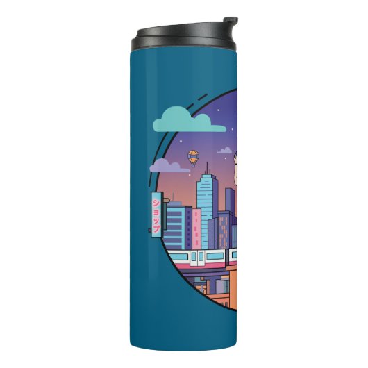 City Night Traveler Thermosbecher (Nach links gedreht)