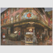 City - NY - Ernest Roeber's Cafe 1908 Seidenpapier (Vorderseite)