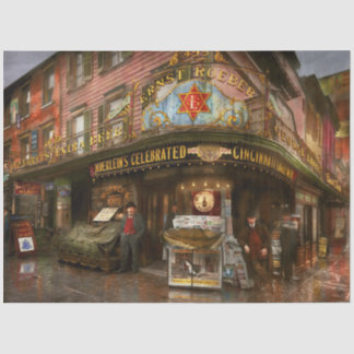 City - NY - Ernest Roeber's Cafe 1908 Seidenpapier
