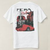 City of Cars T - Shirt - Urban Street Graphic T-Sh (Design Rückseite)