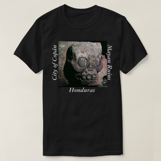 City of Copan Mayan Ruins Foto Designed T-Shirt (Design vorne)