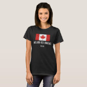 City of Dollard des Ormeaux  CANADA Canadian Flag T-Shirt (Vorne ganz)