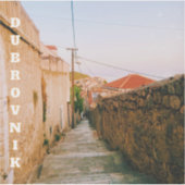 City of Dubrovnik, Dalmatia, Croatia Aufkleber (Vorderseite)