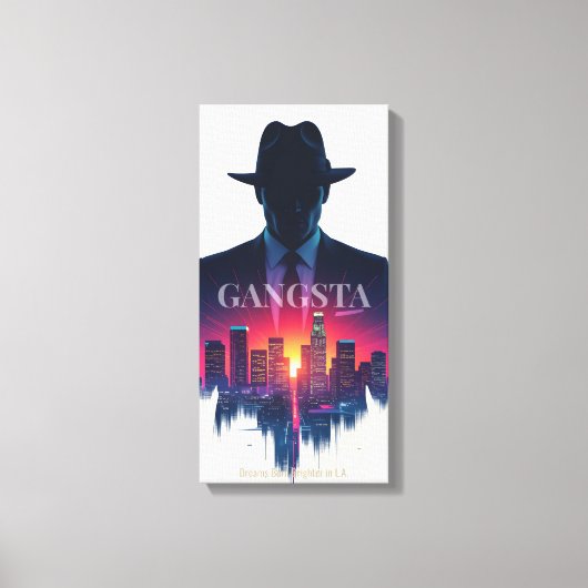 City of Lights Leinwanddruck (Vorderseite)