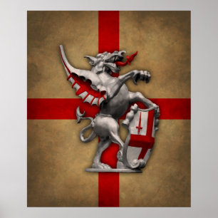 City of London Drachenposter Poster