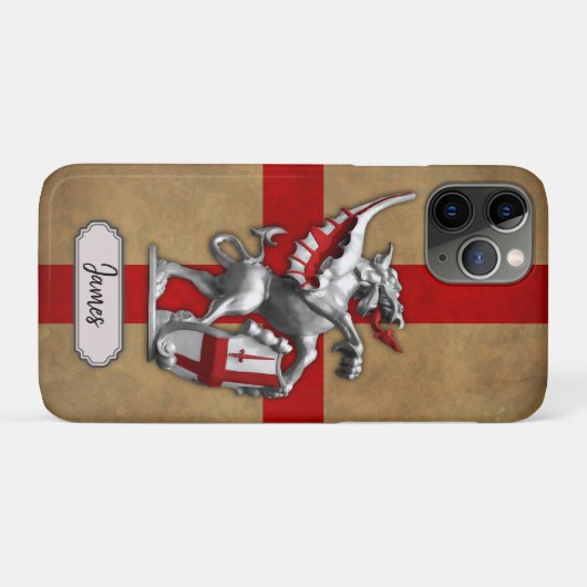 City of London Dragon Personalizable Case-Mate iPhone Hülle (Rückseite (Horizontal))