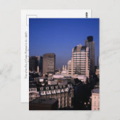 City of London Skyline Postkarte (Vorne/Hinten)