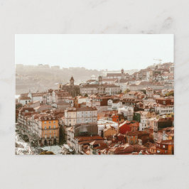 City of Porto during sunset Postkarte
