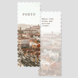 City of Porto, golden sunset bookmark