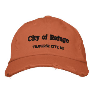 CIty of Refuge Traverse City, MI Bestickte Baseballkappe