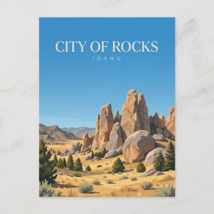City of Rocks Idaho Postkarte