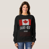 City of Saint Rémi  CANADA Canadian Flag Souvenir Sweatshirt (Vorne ganz)