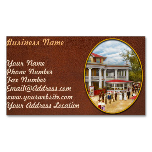 City - OH - The Chester Park Club House 1909 Magnetische Visitenkarte