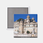 City Palace, Udaipur, Indien Magnet (Vorderseite/Rückseite)