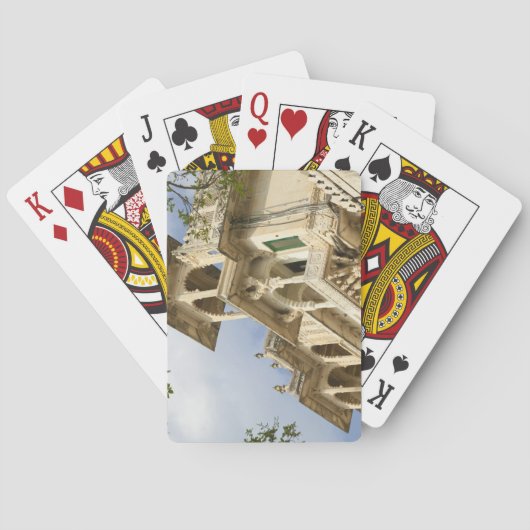 City Palace, Udaipur, Rajasthan, India Spielkarten (Rückseite)