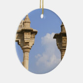 City Palace, Udaipur, Rajasthan, Indien 2 Keramikornament (Rechts)