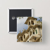 City Palace, Udaipur, Rajasthan, Indien Button (Vorne & Hinten)