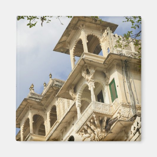 City Palace, Udaipur, Rajasthan, Indien Magnet (Vorne)