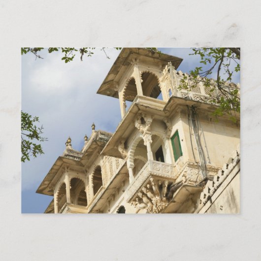 City Palace, Udaipur, Rajasthan, Indien Postkarte (Vorderseite)