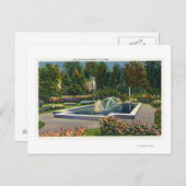 City Park Italienisch Rose Gartenblick Postkarte (Vorne/Hinten)