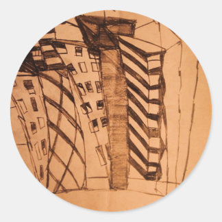 CITY PHAROAH RUNDER AUFKLEBER