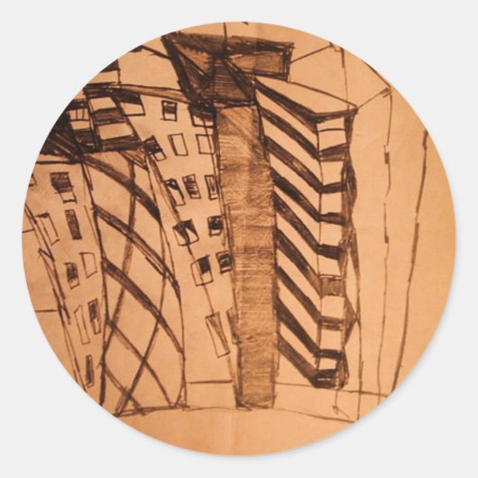 CITY PHAROAH RUNDER AUFKLEBER (Vorderseite)
