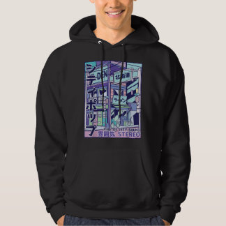 City Pop Ästhetische Vaporwave Style 80er Japanisc Hoodie