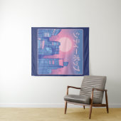 City Pop Japanische Musik Wandteppich (Beispiel (Horizontal))