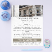 City Portrait, Legal Services Advertising Flyer (Einzeln)