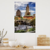 City - Providence RI - The Skyline Poster (Küche)