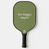 City Rabbit Personalisiert Pickleball Paddle (Rückseite)