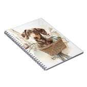 City Ride Dackel Spiral Notebook Notizblock (Rechte Seite)